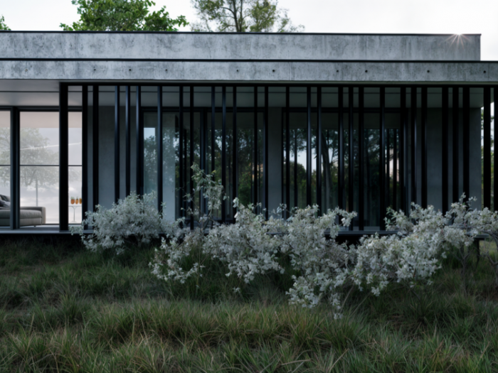 Archisio - Antonio Cacurio - Progetto Villa lc uno a mira - venezia studio cacurio