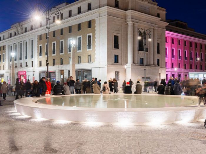 Archisio - Forme Dacqua - Progetto Due fontane artistiche piazza pia roma