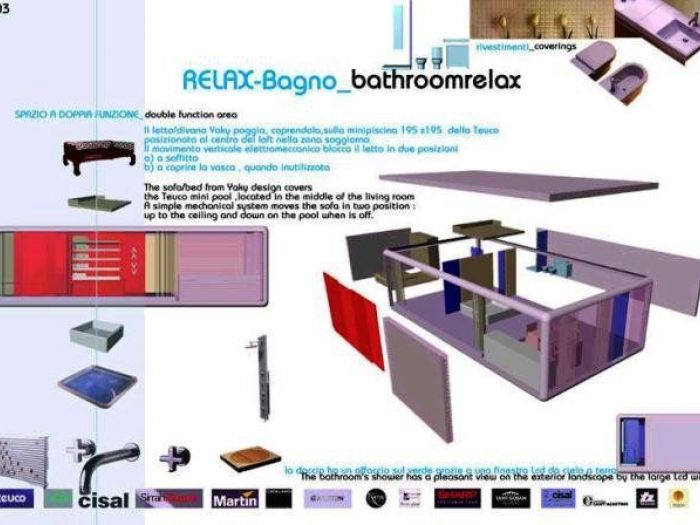 Archisio - Pio Francavilla - Progetto Concorso 2002 easy loft in collaborazione con gillo design dellarch Michele ceribelli