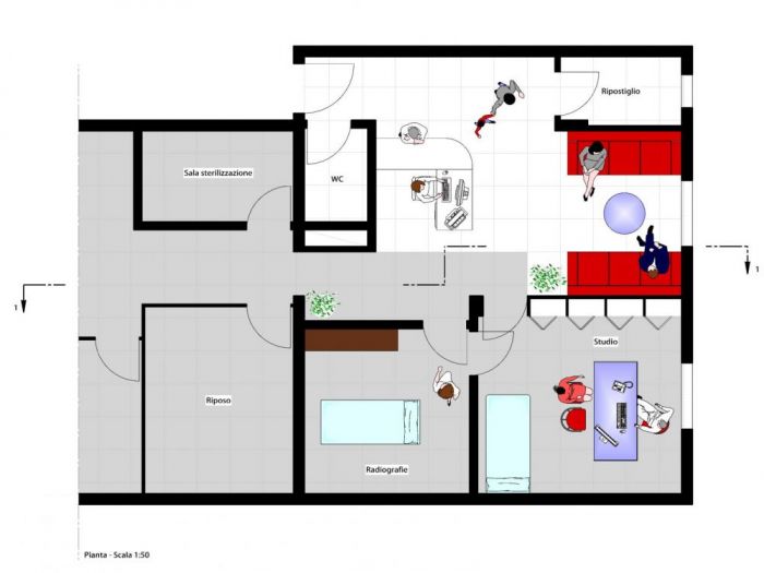 Archisio - Studio Pinelli - Progetto Studio medico - agadir