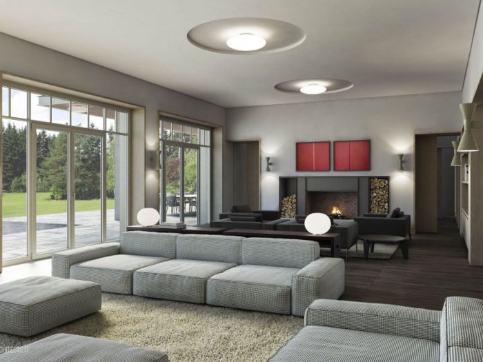Archisio - Sf Architects - Progetto Luxury living room