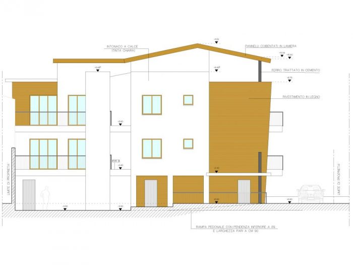 Archisio - Studio Pinelli - Progetto Nuovo fabbricato residenziale