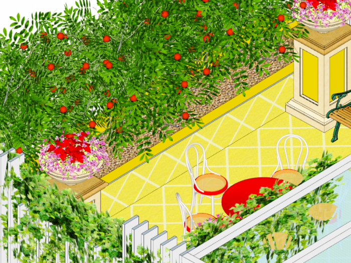 Archisio - Luca Righetto - Progetto Progettazione terrazze varese busto arsizio Terrazza-solarium su palazzina in costruzione