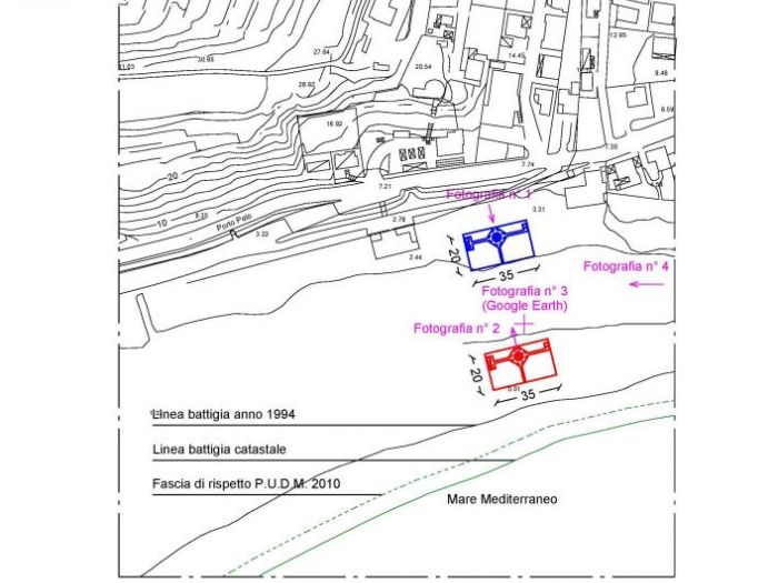 Archisio - Francesco Paolo Ciccarelli - Progetto Progetto di un chiosco in spiaggia e locale notturno