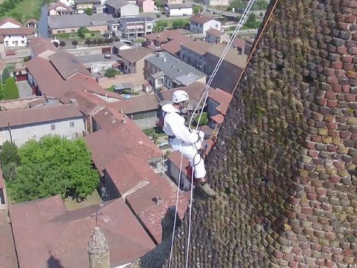 Archisio - Eleonora Gottardello - Progetto Restauri in verticale opera nellambito dei beni immobili di valenza storico artistica quali campanili chiese torri castelli facciate mura fortificate ponti tetti e cupole