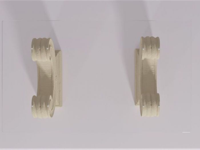 Archisio - Dablec Di Tiziano Moletta - Progetto Tavolino da salotto classico arpa