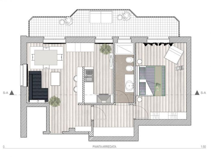 Archisio - Studio Ferretti - Progetto Ristrutturazione appartamento