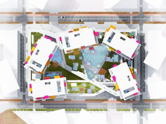 Archisio - Bicuadro - Progetto Complesso residenziale ruichang china