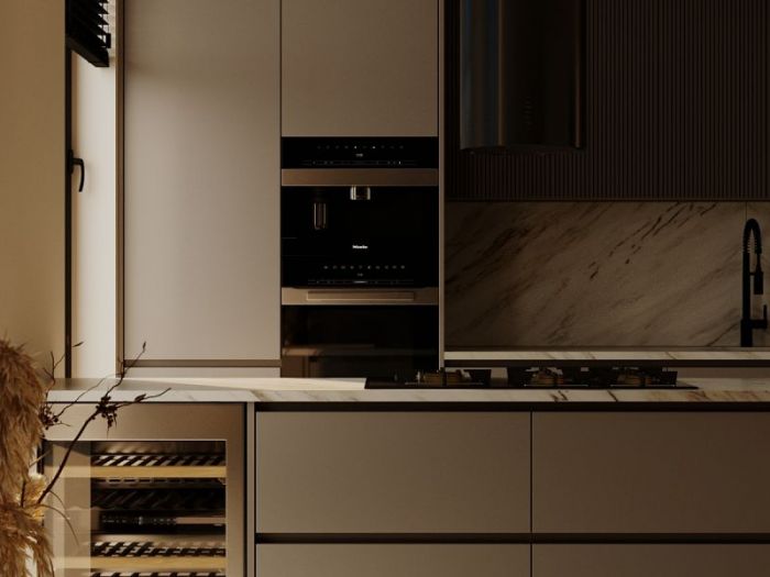 Archisio - Red Head Design - Progetto Soggiorno con cucina
