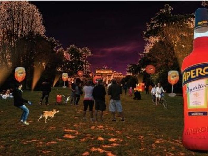 Archisio - Studio Tecnico Engineering Arch Carbone - Progetto Progetto rendering evento aperol parco sempione milano