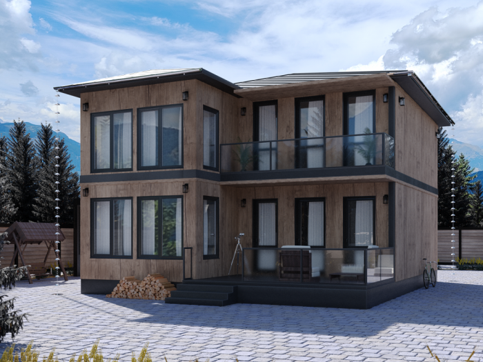 Archisio - Renderista 3d Visualizer - Progetto Casa nelle alpi