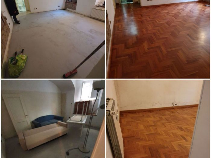 Archisio - Parquettista Roma - Progetto Posa massello con levigatura e verniciatura