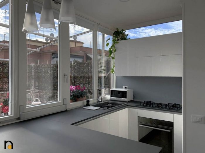 Archisio - Riccardo Alessandroni - Progetto Cucina in veranda