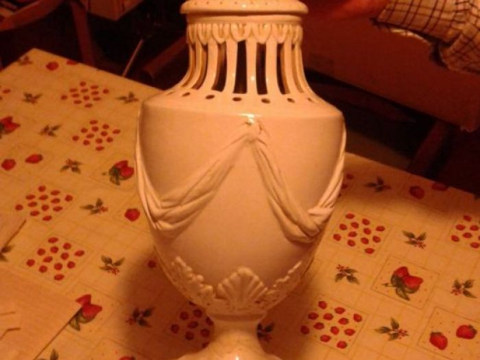 Archisio - Falegnameria Restauro Alaimo - Progetto Restauro lampada in ceramica