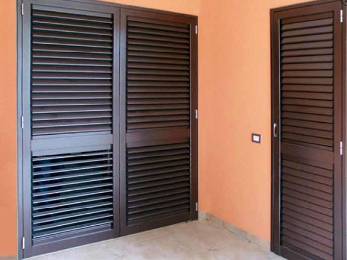 Archisio - Alex Serramenti - Progetto Infissi alluminiolegno grate persiane