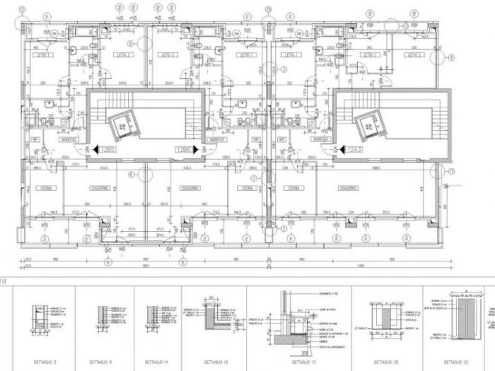 Archisio - Nca Nunzio Carraffa - Progetto Complesso residenziale-commerciale-direzionale badoni lecco 1994-1998