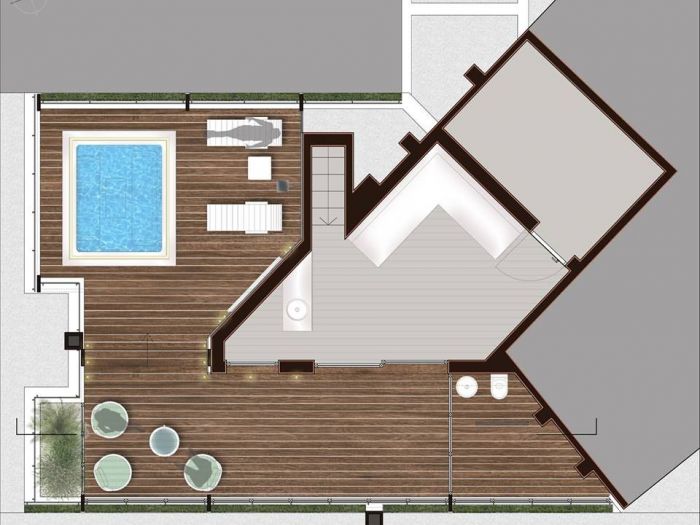 Archisio - Margherita Papagni - Progetto Affaccio sul mare attico privato