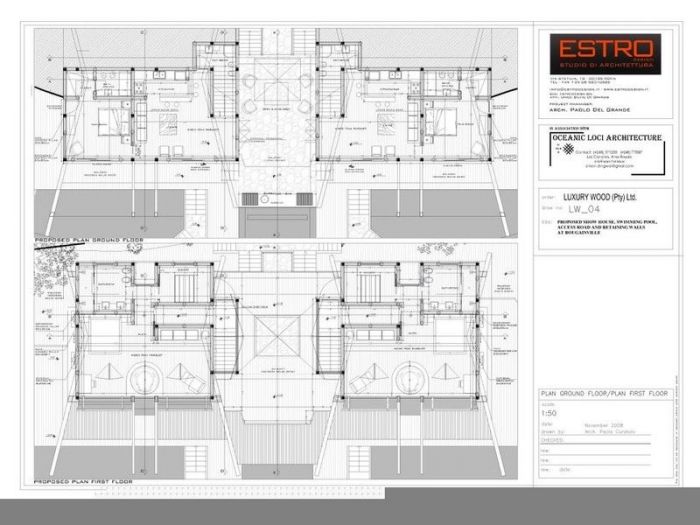 Archisio - Paolo Del Grande Architetto - Progetto Resort luxury wood - mahe seychelles