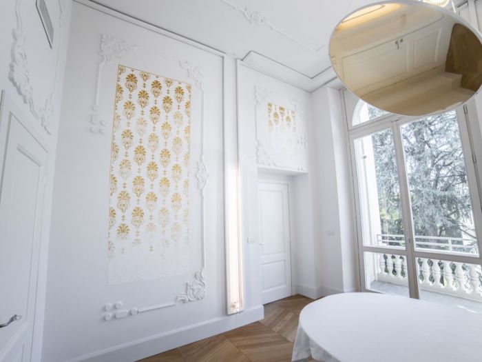 Archisio - Annalisa Alluto - Progetto Intervento di decorazione polimaterica su parete