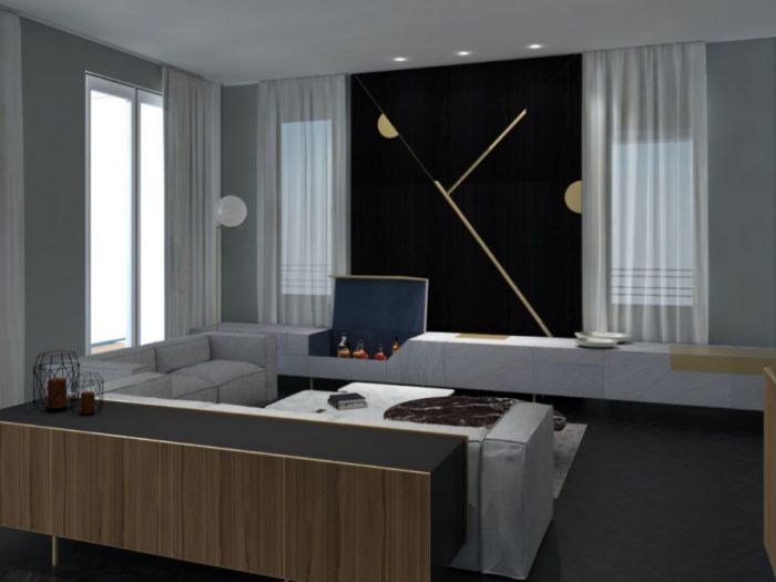 Archisio - Ettore Tricarico - Progetto Interni villa privata