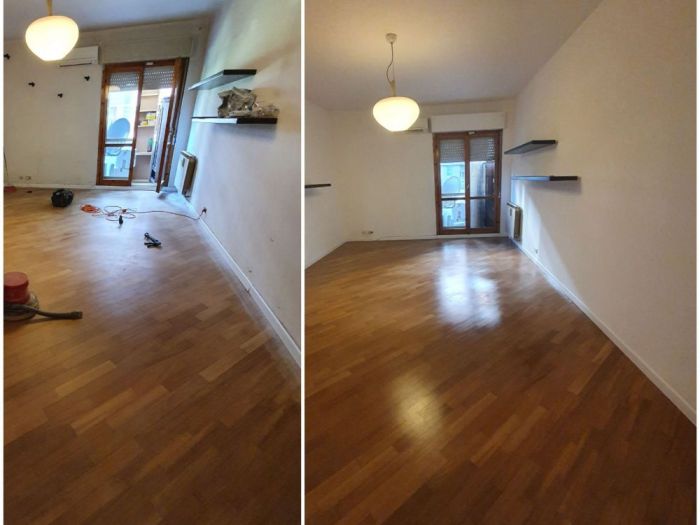 Archisio - Parquettista Roma - Progetto Restauro parquet massello con levigatura e verniciatura