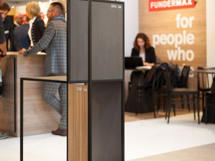 Archisio - Filippo Saponaro Architetto - Progetto Concept e progetto stand fundermax- scicam