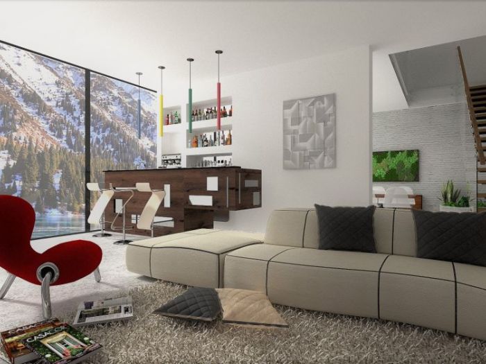 Archisio - Alberto Lapenna - Progetto Progetto di un angolo bar in villa privata