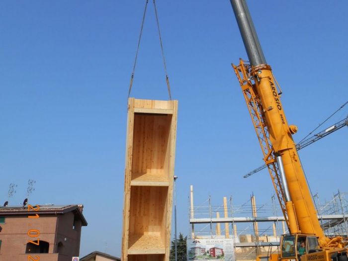 Archisio - Bclegno - Progetto Palazzine in xlam