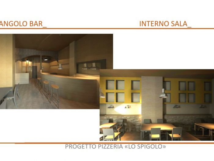 Archisio - Carmela Monteverde - Progetto Progetto interior design pizzeria