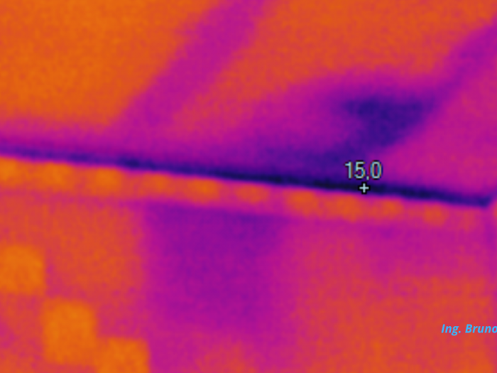 Archisio - Ing Bruno Moscariello - Progetto Analisi termografica individuazione precisa delle infiltrazioni dacqua nellappartamento