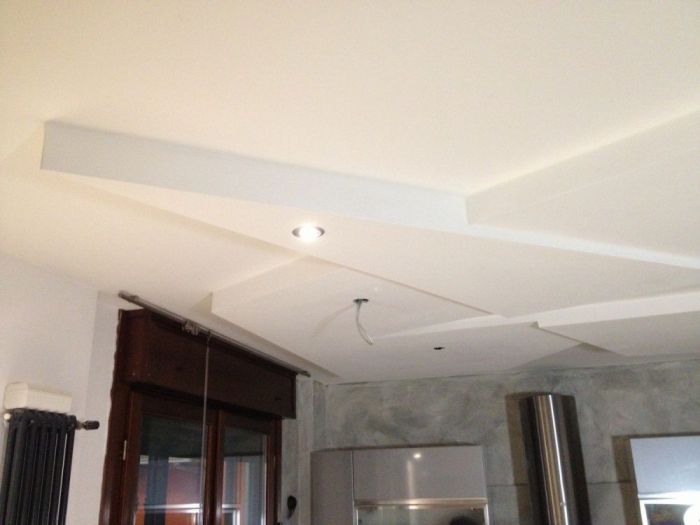 Archisio - Dinamikaworks - Progetto Controsoffitto in cartongesso tre volumi