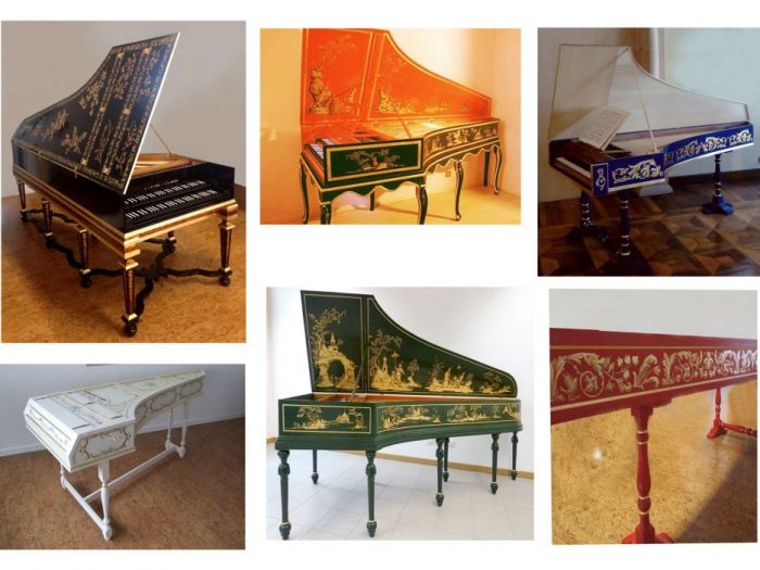 Archisio - Erica De Rosa - Progetto Decorazioni per clavicembali