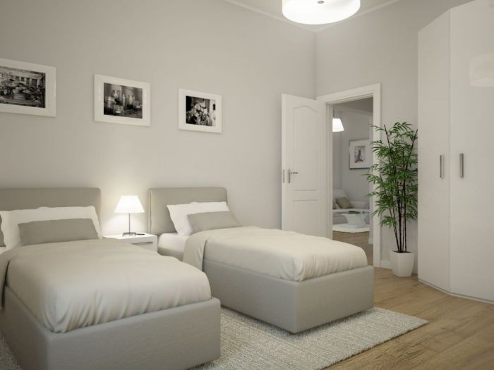 Archisio - Mc Rendering Solution - Progetto due camera da lettoe due zone giorno