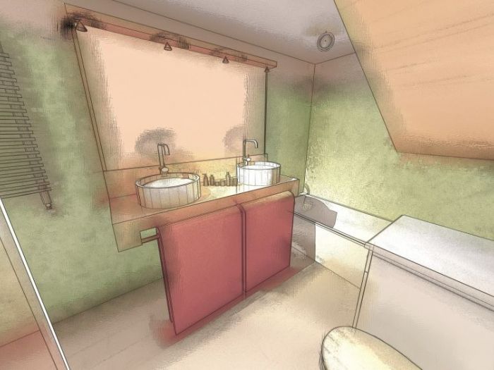 Archisio - Andrea Sorci Natural Living - Progetto Ipotesi di ristrutturazione villa a roma