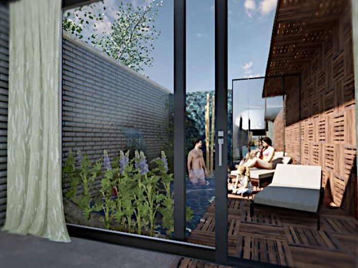 Archisio - Ostuni Giuseppe Pietro - Progetto Camera con piscina allaperto