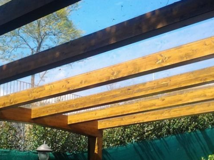 Archisio - Non Solo Tetti Di Baroni Antonino - Progetto Tettoia con vetri ad incastro