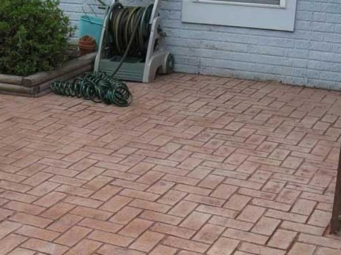 Archisio - Giovanna Basile - Progetto Pavimento in cemento stampato realizzazione in calabria