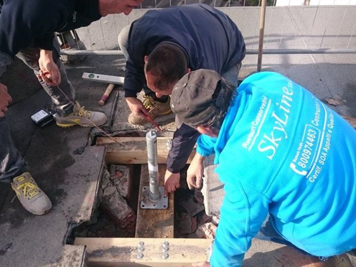 Archisio - Skyline Costruzioni - Progetto Coibentazioni e isolamentidecorazione e lavaggio delle facciateresine silossanicheidropuliturarifacimento e restauro di facciatebioediliziacertificazione uni en iso 90012015certificazione soa appalti pubblici