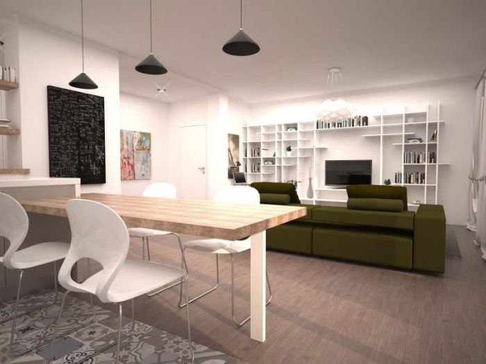 Archisio - Lab 16 Architettura Design - Progetto living seventy interior design