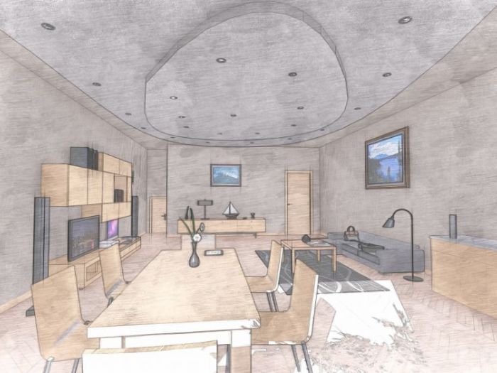 Archisio - Andrea Sorci Natural Living - Progetto Ipotesi di ristrutturazione villa a roma