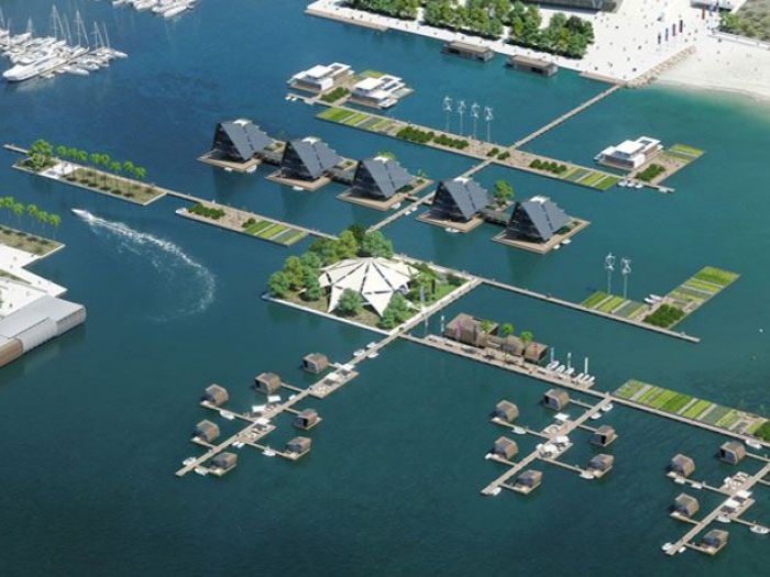 Archisio - Torrisi Procopio Architetti - Progetto Iride 01 floating suite marine parks lakes lagoons 2012