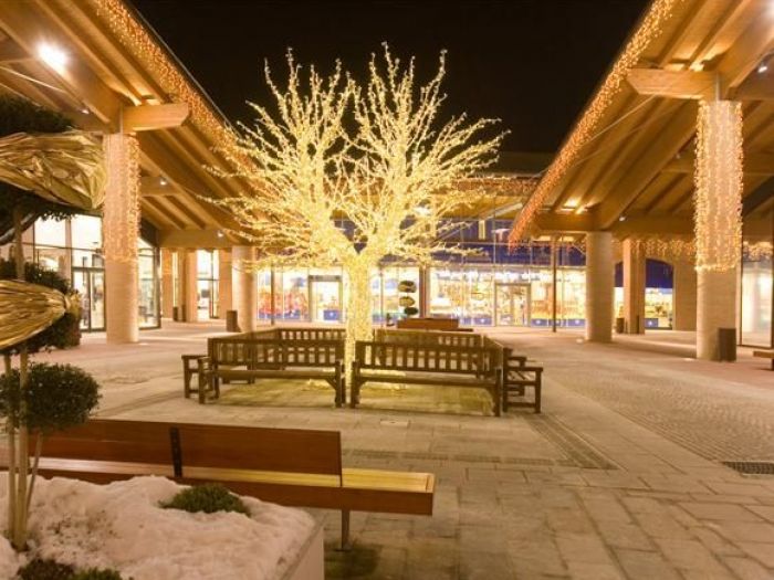 Archisio - Studio Architettura Golinelli - Progetto Parco commerciale e del tempo libero mondovicino - factory outlet- arch M Golinelli factory outlet medie superfici cascina viotto