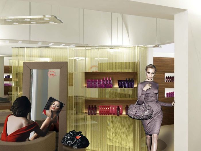 Archisio - Alessandra Marsegliaarchitetto - Progetto Franci coiffeurHair coiffure