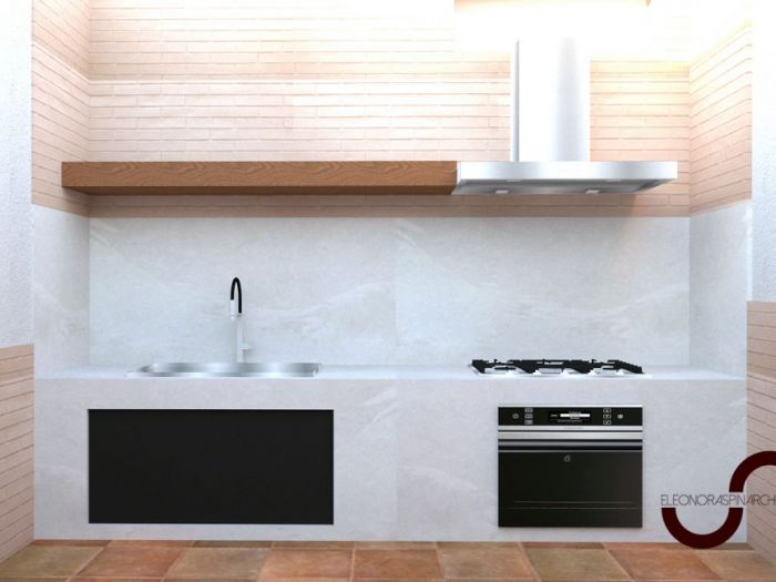 Archisio - Eleonora Spina - Progetto Restyling cucina in muraturaprivato