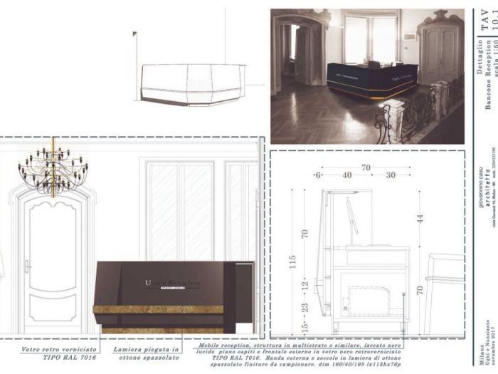 Archisio - Studiocasu Architettura Urbanistica Design - Progetto Studio legale ughi e nunziante milano