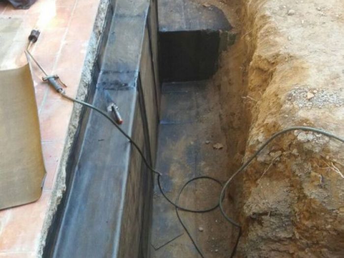 Archisio - Angelo Edilizia Generale - Progetto Intervento realizzato con scavo esterno e successive operazioni di ripristino e rifacimento