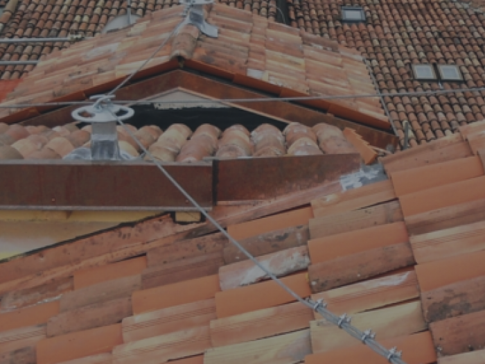 Archisio - Tecnocem - Progetto Installazione di linea vita e sistemi di ancoraggio sul tetto