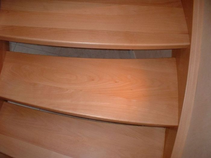 Archisio - Falegnameria Decrestina Pierluigi - Progetto Scala a spirale in faggio