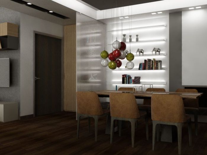 Archisio - Archirender3d - Progetto Progetto dinterni per appartamento al piano terra