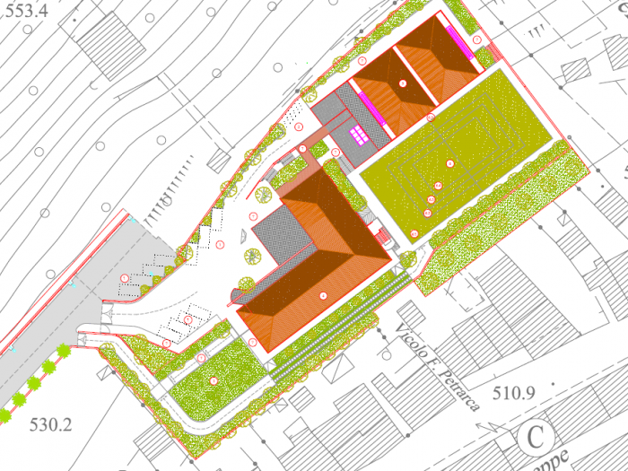 Archisio - Filippo Madonia - Progetto Scuola media a pioppo